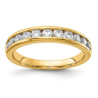 Vs/Si, D E F, 3/4 Ct Channel Band 14k Gold Lab Grown Diamond RM4395B-075-LD, MPN: RM4395B-075-LD, 1…