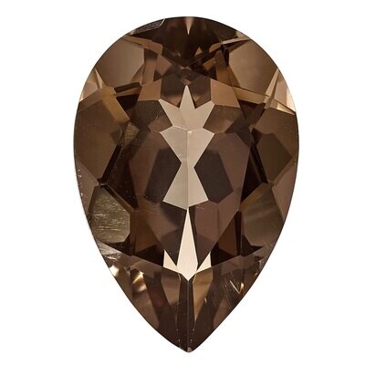 Smoky Quartz 15X10mm Pear AA Quality Gemstone SQ-1510-PSF-AA, MPN: SQ-1510-PSF-AA,