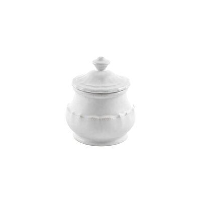 Casafina Impressions White Sugar Bowl IM538-WHI, MPN: IM538-WHI, 840289011843