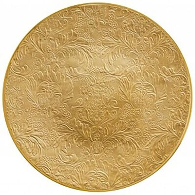 Raynaud Italian Renaissance Coupe Plate Flat Full Engraved Gold 0823-47-113032, MPN: 0823-47-113032…