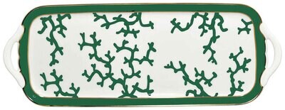 Raynaud Limoges Cristobal Emerald Long Cake Plate 15.7 Inchch x 5.9 Inch 0883-17-505040, MPN: 0883-…