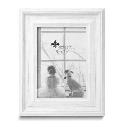 Marlo Antique Finish White 5 x 7 Inch Photo Picture Frame GM25503, MPN: GM25503, 751148080620