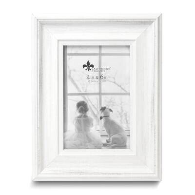 Marlo Antique Finish White 4 x 6 Inch Photo Picture Frame GM25502, MPN: GM25502, 751148080613