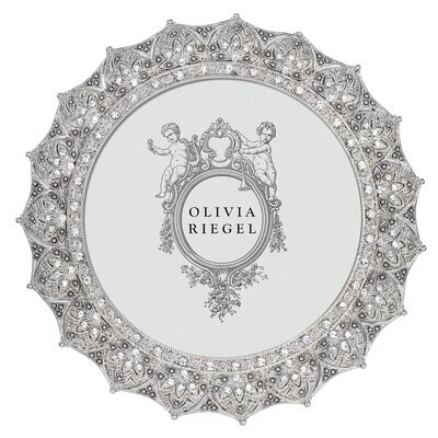 Olivia Riegel Silver Windsor 4 Round Inch Picture Frame RT1741, MPN: RT1741, 817655011233