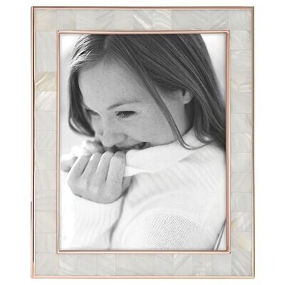 Reed and Barton Mother Pearl Rose Gold Picture Frame 8 x 10 Inch 869710, MPN: 869710, 735092256461