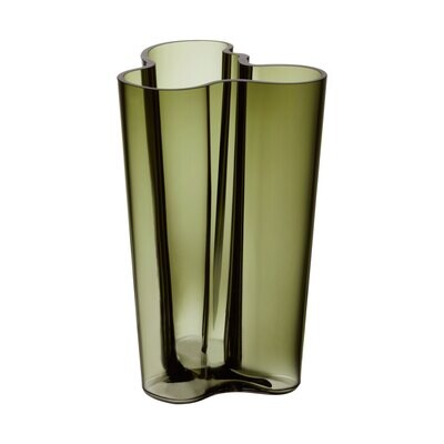 iittala Aalto Finlandia Vase 10 Inch Moss Green, MPN: 1025668, 6411923660730