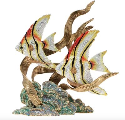 Jay Strongwater Simone &amp; Jacques Swimming Angel Fish SDH1940-430, MPN: SDH1940-430, 848510 039956