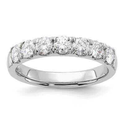 1ct. 7 Stone G H I True Light Moissanite Band 14k White Gold DB0005-7-100MT, MPN: DB0005-7-100MT, 1…