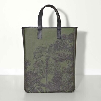 Le Jacquard Francais Bag Paysage Green 100% Coated Coton 20% Pu Leather 27250, MPN: 27250, 36602692…