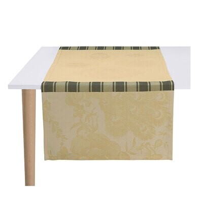 Le Jacquard Francais Runner A La Francaise Yellow 55x150 100% Cotton 22 x 59 Inch 28188, MPN: 28188…