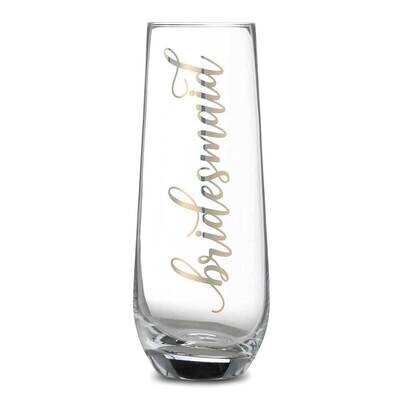 Lillian Rose Gold Bridesmaid Stemless Champagne Glass GM21899, MPN: GM21899, 710309450108