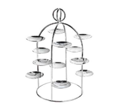 Ercuis Latitude Pastry Stand 12 Small Dishes 10.625 Inch Silver Plated F542340-12, MPN: F542340-12,…