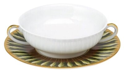 Deshoulieres Jardins De Florence Cream Soup Saucer SBBC-MZ6721, MPN: SBBC-MZ6721, 3104360564121