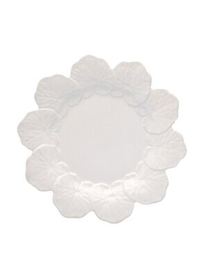 Bordallo Pinheiro Pinheiro Geranium Dinner Plate White 65004408, MPN: 65004408, 5600876079350