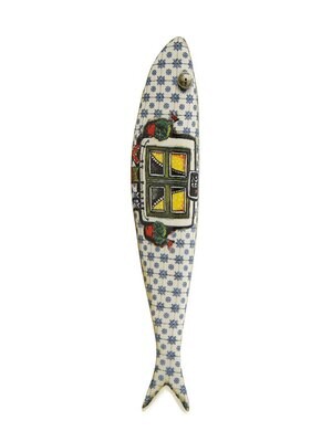 Bordallo Pinheiro Pinheiro Sardine Window of Alfama Decorated 65021534, MPN: 65021534, 5600413605141