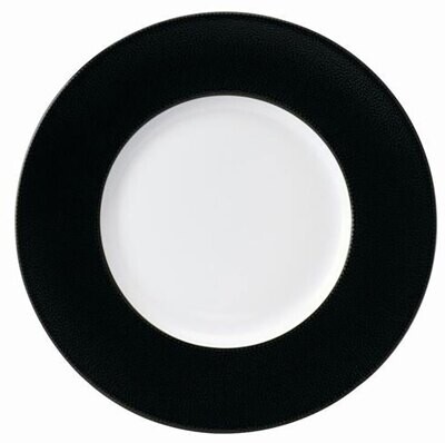 Deshoulieres Seychelles Black Dessert Plate Large Rim AD-HA7210, MPN: AD-HA7210, 3104361028707