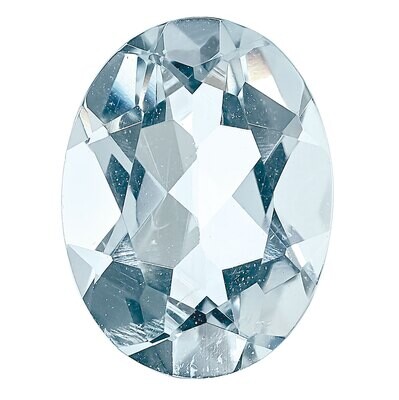 Aquamarine 8X6mm Oval A Quality Gemstone AQ-0806-OVF-A, MPN: AQ-0806-OVF-A,