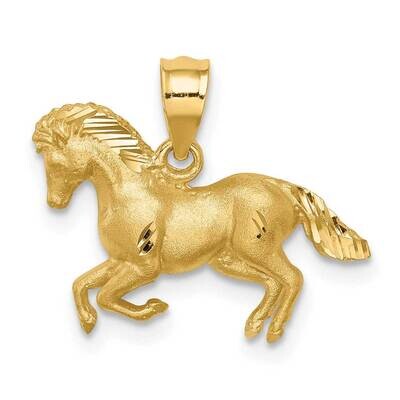 Horst Pendant 14k Gold Brushed &amp; Diamond-cut D4747, MPN: D4747, 196904088371