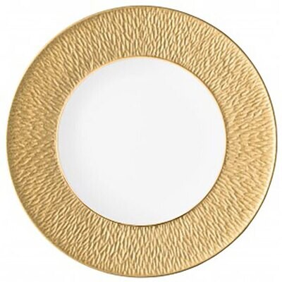 Raynaud Mineral Or Flat Plate With Engraved Rim Yellow Gold 0342-23-113022, MPN: 0342-23-113022, 36…