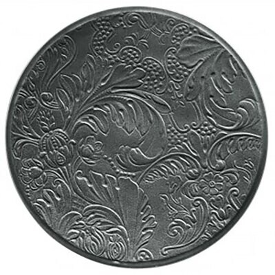 Raynaud Italian Renaissance Coupe Plate Flat Full Engraved Black Mat 0819-47-113016, MPN: 0819-47-1…