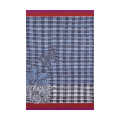 Le Jacquard Jardin Des Papillons Blue Hand Towel 21x15 Set of 4, MPN: 24733, 3660269247331