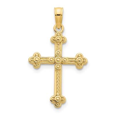 Fancy Cross Pendant 14k Gold D5134, MPN: D5134,