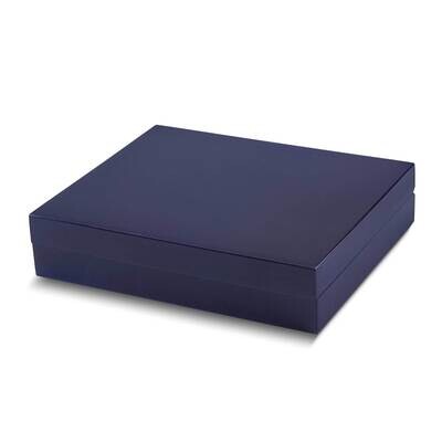 Blue Inlay Wood Cuff Link Box GM26038, MPN: GM26038,