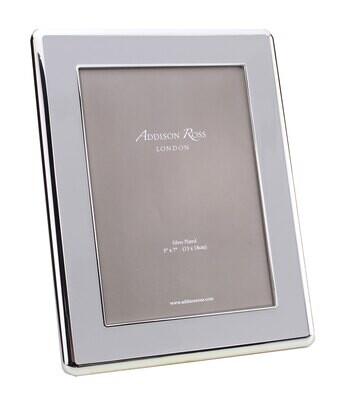 Addison Ross 8 x 10 Inch 30mm Silver &amp; Chiffon Picture Frame Silver FR6105, MPN: FR6105, UPC/EAN: 5…