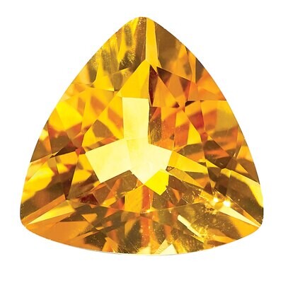Citrine 10mm Trillion AA Quality Gemstone CI-1000-TRF-AA, MPN: CI-1000-TRF-AA,