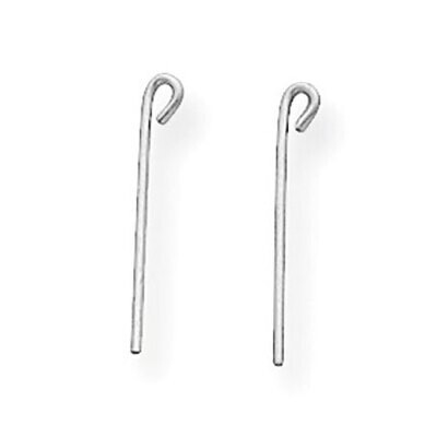 16.0mm Earring Bar Component Sterling Silver SS3224, MPN: SS3224,