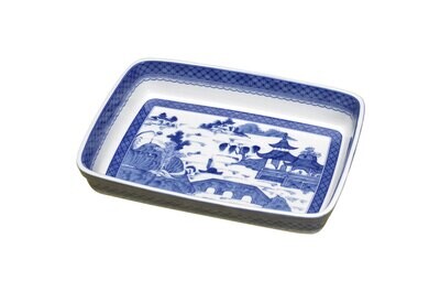 Mottahedeh Blue Canton Baking Dish Rectangular S205, MPN: S205,