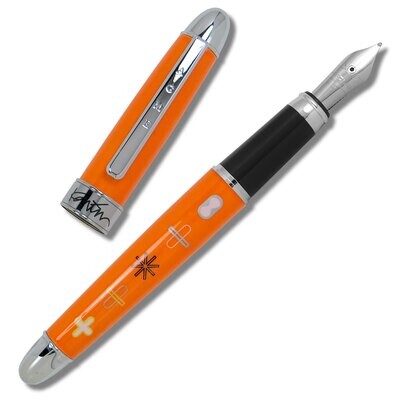 Acme Orange Color Test Fountain Pen PKR02F1, MPN: PKR02F1