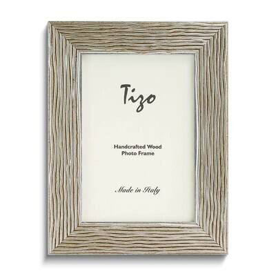 Silver-tone Textured Wood 8 x 10 Inch Photo Picture Frame GM25956, MPN: GM25956,
