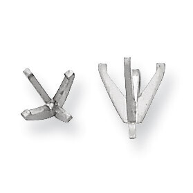 Round 4-Prong Medium with Peg Head .75ct. Setting 14k White WG122-11, MPN: WG122-11,