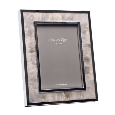 Addison Ross Duck Feather &amp; Silver Picture Frame 5 x 7 Inch Silver-plated FR8511, MPN: FR8511, UPC/…