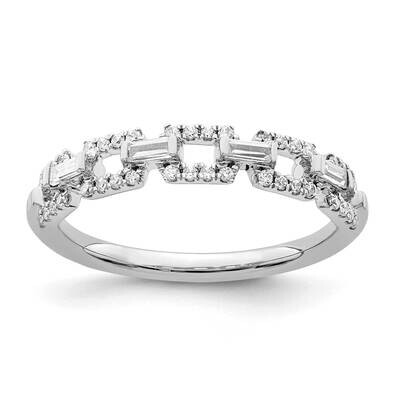 Squares Diamond Ring 14k White Gold Polished RM8426-022-WA, MPN: RM8426-022-WA,