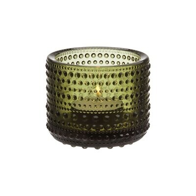 Iittala Kastehelmi Tealight Candleholder 2.5 Inch Moss Green 1025662, MPN: 1025662, 6411923660679