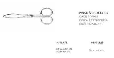Ercuis Couverts Specifiques Cake Tongs Stainless Steel F660990-Z8, MPN: F660990-Z8, 790955191181