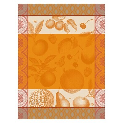 Le Jacquard Francais Arriere-Pays Orange Tea Towel 24 x 31 Inch 27417 Set of 4, MPN: 27417, 3660269…