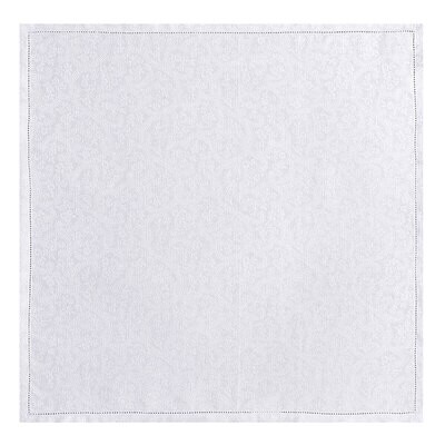 Le Jacquard Francais Portofino Fiori White Napkin 23 x 23 Inch 27362 Set of 4, MPN: 27362, 36602692…