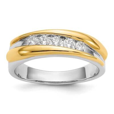 Diamond Men&#39;s Band 14k Two-tone Gold RM3486B-040-YWAA, MPN: RM3486B-040-YWAA, 196904148280