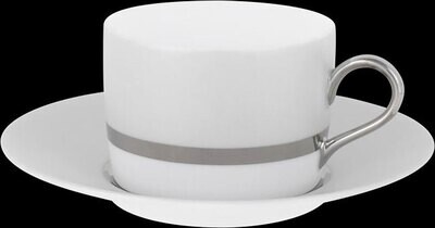 J. Seignolles Tentation  Metallic  Tea Cup and Saucer JS173322, MPN: JS173322,