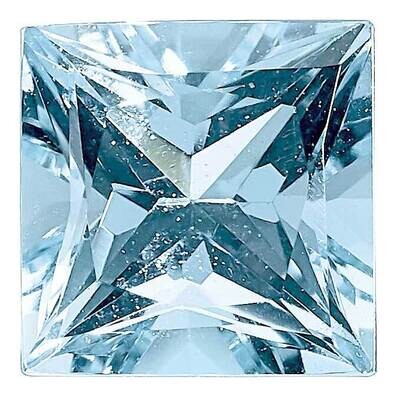Aquamarine 4mm Princess AAA Quality AQ-0400-SQP-AAA, MPN: AQ-SQP-AAA,
