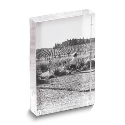 Acrylic and Stainless Steel 4 x 6 Inch Photo Picture Frame GM24182, MPN: GM24182, 797140092049