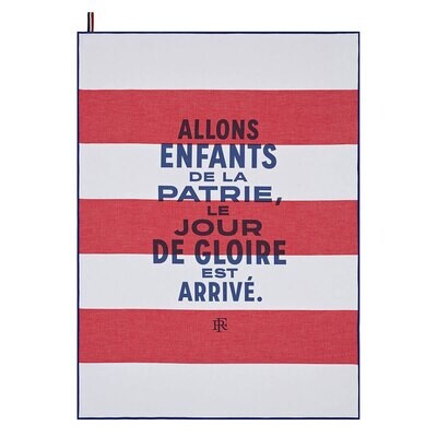 Le Jacquard Tea Towel Elysee Patrie Tricolor 60 x 80 100% Cotton 26668 Set of 4, MPN: 26668, 366026…
