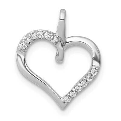 1/15Ct. Diamond Heart Pendant 14k White Gold PM4867-008-WA, MPN: PM4867-008-WA, 191101543487