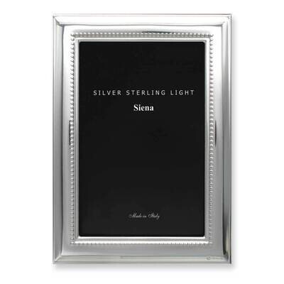 Bilaminate Wide Plain Beaded 7.5X9.5 Picture Frame Sterling Silver GM7049, MPN: GM7049, 800555291898