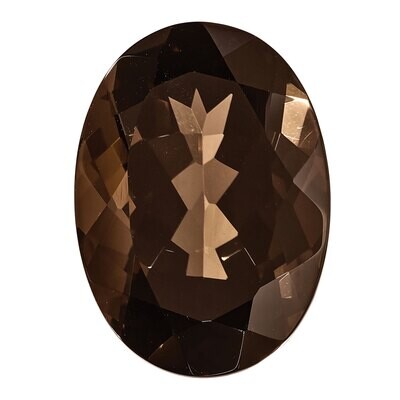 Smoky Quartz 10X8mm Oval AA Quality Gemstone SQ-1008-OVF-AA, MPN: SQ-1008-OVF-AA,