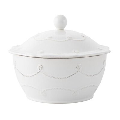 Juliska Berry &amp; Thread Whitewash 8 Inch Covered Casserole JA17/W, MPN: JA17/W, 851550001401