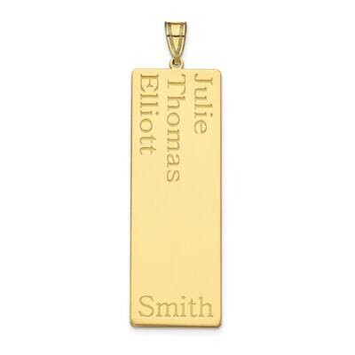 3 Name Family Pendant 10k Gold 10XNA1283Y, MPN: 10XNA1283Y,